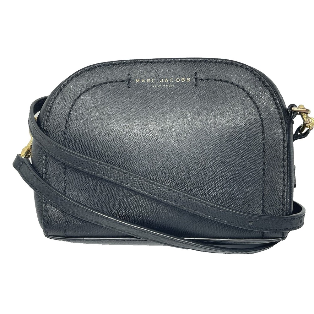 Marc Jacobs Playback Dome Clutch Black Crossbody Bag
